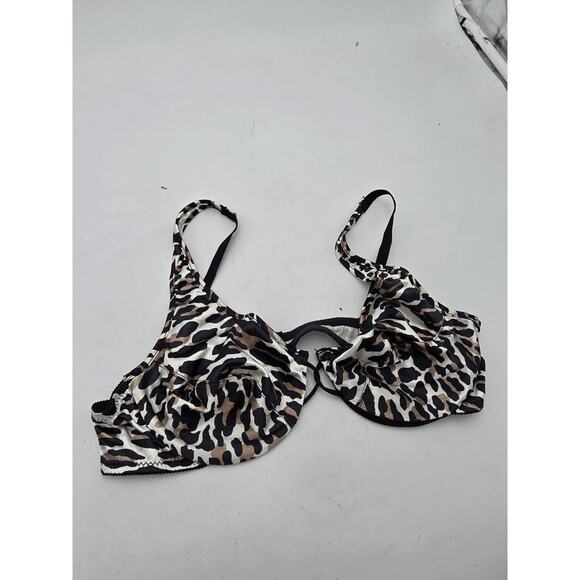 Vintage Vanity Fair Womens Bra Cheetah Print Underwire 38B #V - Picture 1 of 6